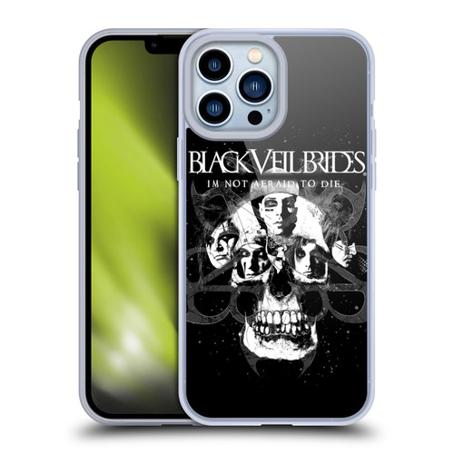 Black Veil Brides Band Art Skull Faces Soft Gel Case for Apple iPhone 13 Pro Max