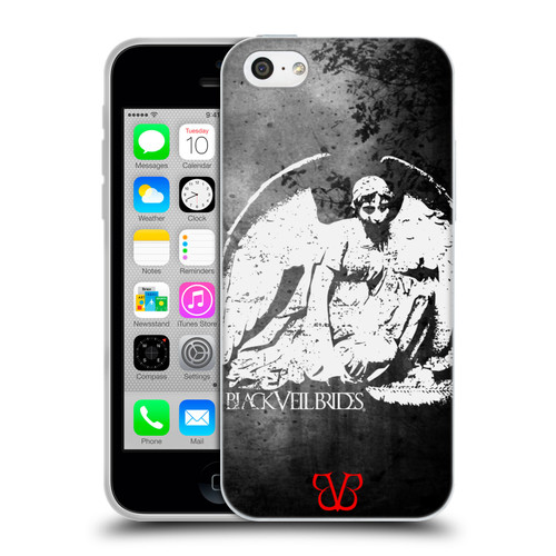 Black Veil Brides Band Art Angel Soft Gel Case for Apple iPhone 5c