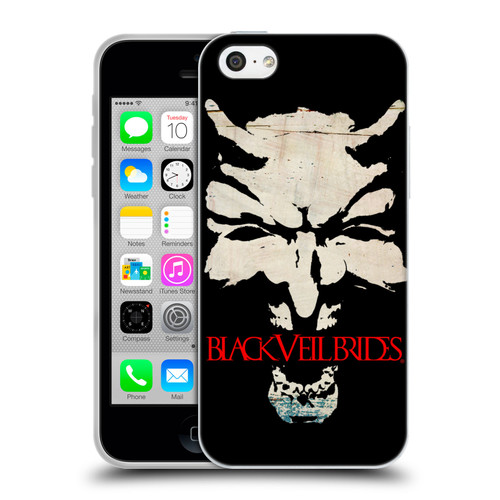 Black Veil Brides Band Art Devil Art Soft Gel Case for Apple iPhone 5c