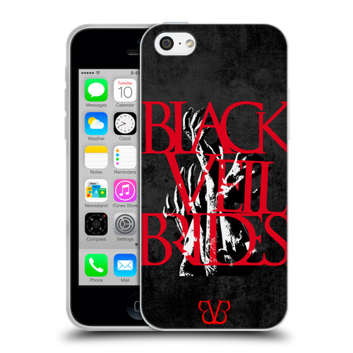 Black Veil Brides Band Art Zombie Hands Soft Gel Case for Apple iPhone 5c