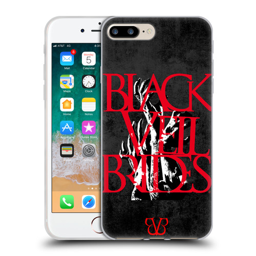 Black Veil Brides Band Art Zombie Hands Soft Gel Case for Apple iPhone 7 Plus / iPhone 8 Plus