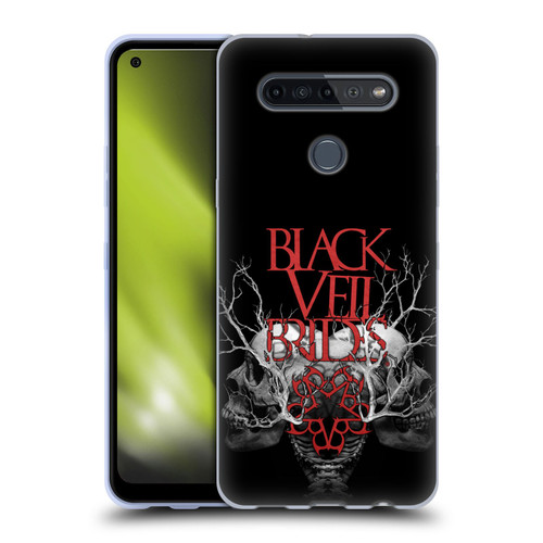 Black Veil Brides Band Art Skull Branches Soft Gel Case for LG K51S