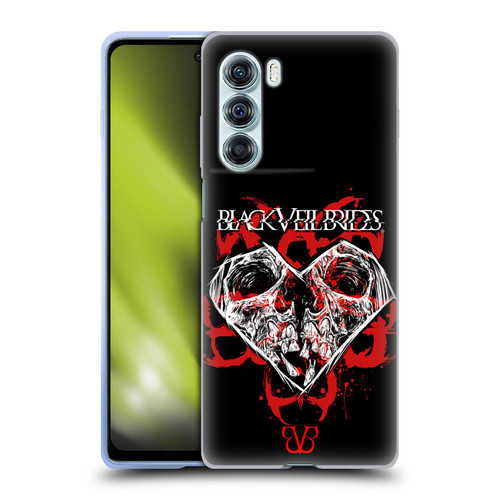 Black Veil Brides Band Art Skull Heart Soft Gel Case for Motorola Edge S30 / Moto G200 5G