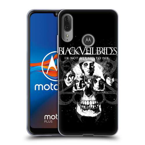 Black Veil Brides Band Art Skull Faces Soft Gel Case for Motorola Moto E6 Plus