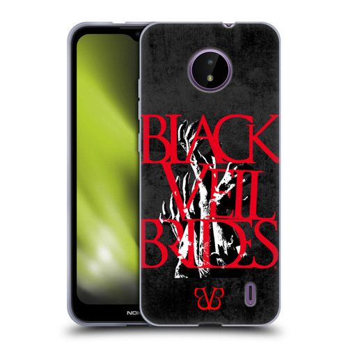 Black Veil Brides Band Art Zombie Hands Soft Gel Case for Nokia C10 / C20