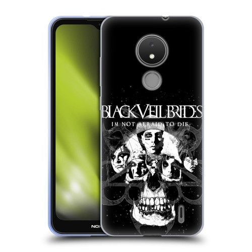 Black Veil Brides Band Art Skull Faces Soft Gel Case for Nokia C21