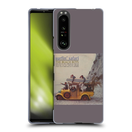 The Beach Boys Album Cover Art Surfin Safari Soft Gel Case for Sony Xperia 1 III