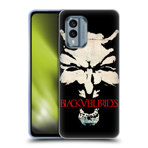 Black Veil Brides Band Art Devil Art Soft Gel Case for Nokia X30