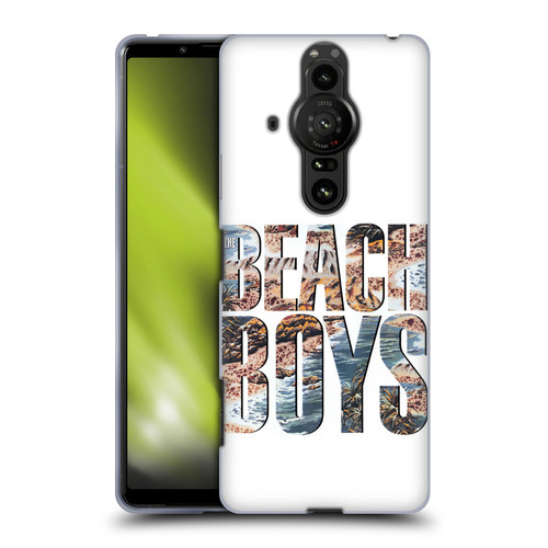 The Beach Boys Album Cover Art 1985 Logo Soft Gel Case for Sony Xperia Pro-I