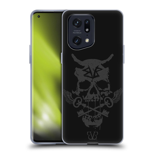 Black Veil Brides Band Art Skull Keys Soft Gel Case for OPPO Find X5 Pro