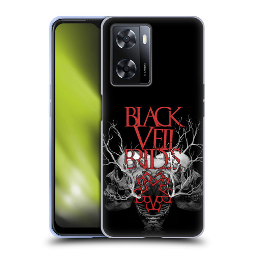 Black Veil Brides Band Art Skull Branches Soft Gel Case for OPPO A57s