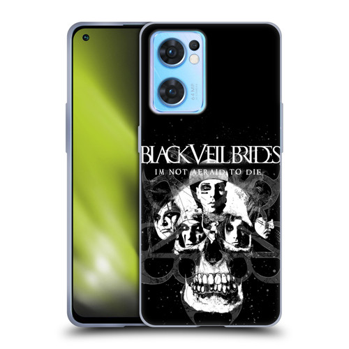 Black Veil Brides Band Art Skull Faces Soft Gel Case for OPPO Reno7 5G / Find X5 Lite