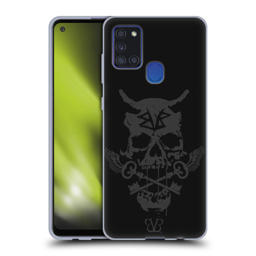 Black Veil Brides Band Art Skull Keys Soft Gel Case for Samsung Galaxy A21s (2020)