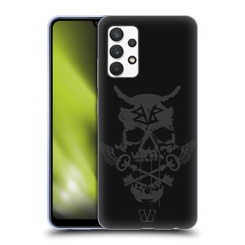 Black Veil Brides Band Art Skull Keys Soft Gel Case for Samsung Galaxy A32 (2021)