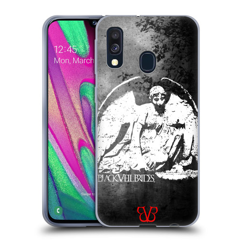 Black Veil Brides Band Art Angel Soft Gel Case for Samsung Galaxy A40 (2019)