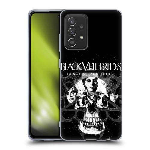 Black Veil Brides Band Art Skull Faces Soft Gel Case for Samsung Galaxy A52 / A52s / 5G (2021)