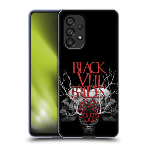 Black Veil Brides Band Art Skull Branches Soft Gel Case for Samsung Galaxy A53 5G (2022)