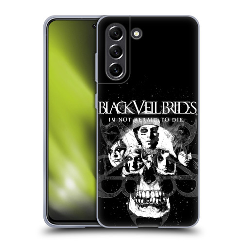 Black Veil Brides Band Art Skull Faces Soft Gel Case for Samsung Galaxy S21 FE 5G