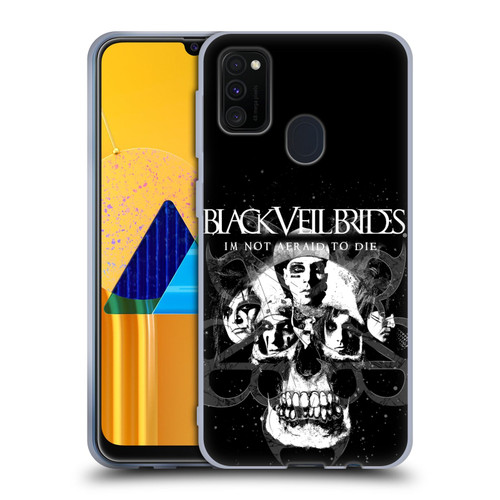 Black Veil Brides Band Art Skull Faces Soft Gel Case for Samsung Galaxy M30s (2019)/M21 (2020)