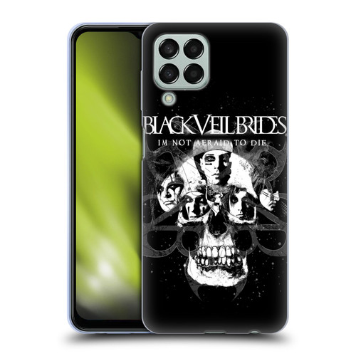 Black Veil Brides Band Art Skull Faces Soft Gel Case for Samsung Galaxy M33 (2022)