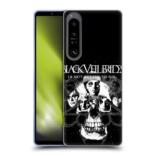 Black Veil Brides Band Art Skull Faces Soft Gel Case for Sony Xperia 1 IV