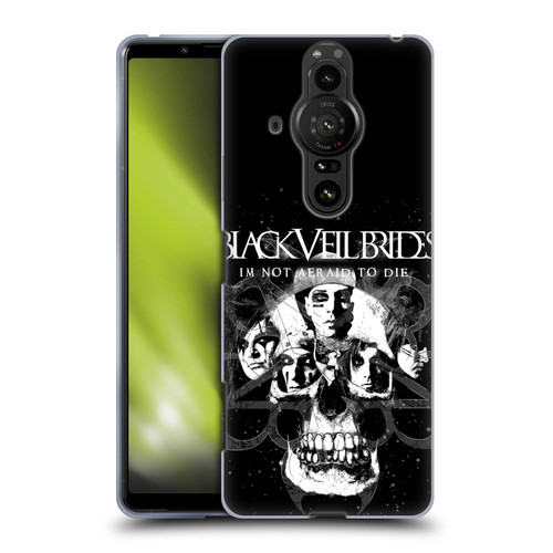 Black Veil Brides Band Art Skull Faces Soft Gel Case for Sony Xperia Pro-I