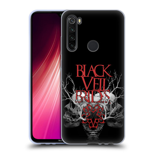 Black Veil Brides Band Art Skull Branches Soft Gel Case for Xiaomi Redmi Note 8T