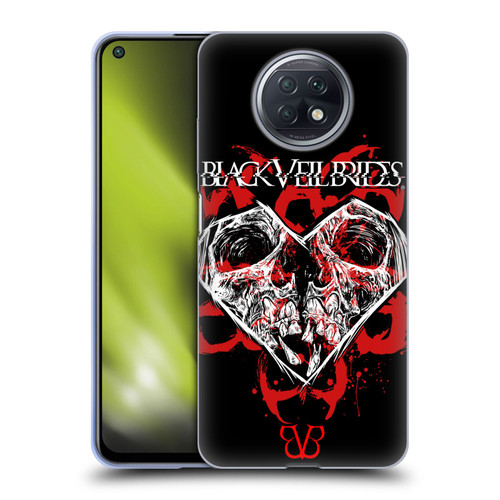 Black Veil Brides Band Art Skull Heart Soft Gel Case for Xiaomi Redmi Note 9T 5G