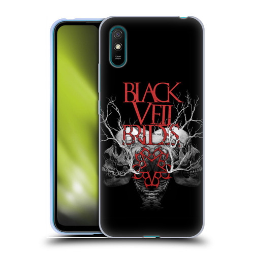 Black Veil Brides Band Art Skull Branches Soft Gel Case for Xiaomi Redmi 9A / Redmi 9AT
