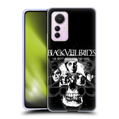 Black Veil Brides Band Art Skull Faces Soft Gel Case for Xiaomi 12 Lite