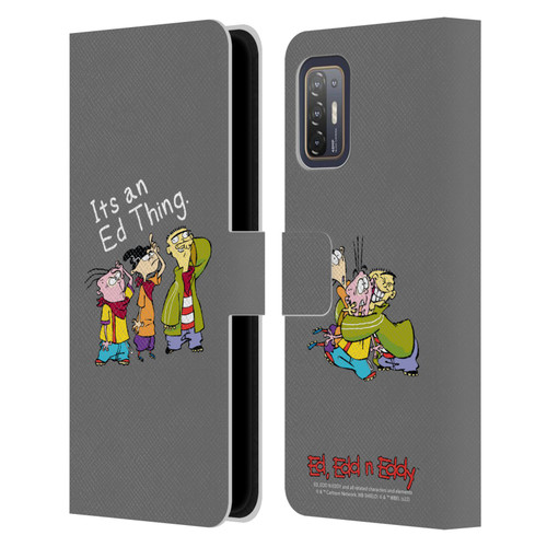 Ed, Edd, n Eddy Graphics It's An Ed Thing Leather Book Wallet Case Cover For HTC Desire 21 Pro 5G