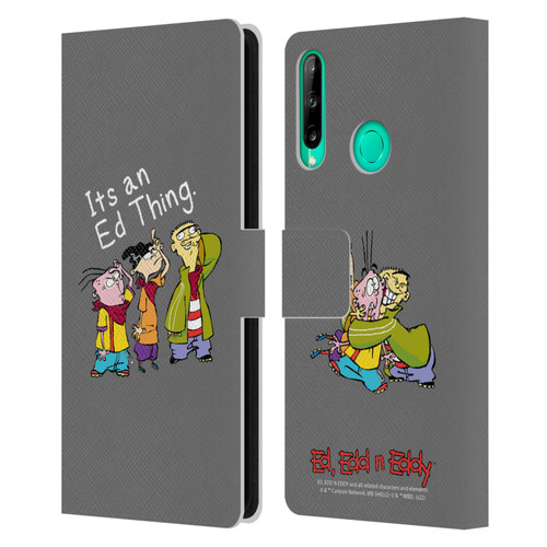 Ed, Edd, n Eddy Graphics It's An Ed Thing Leather Book Wallet Case Cover For Huawei P40 lite E