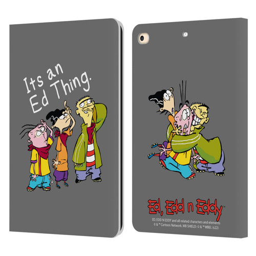 Ed, Edd, n Eddy Graphics It's An Ed Thing Leather Book Wallet Case Cover For Apple iPad 9.7 2017 / iPad 9.7 2018