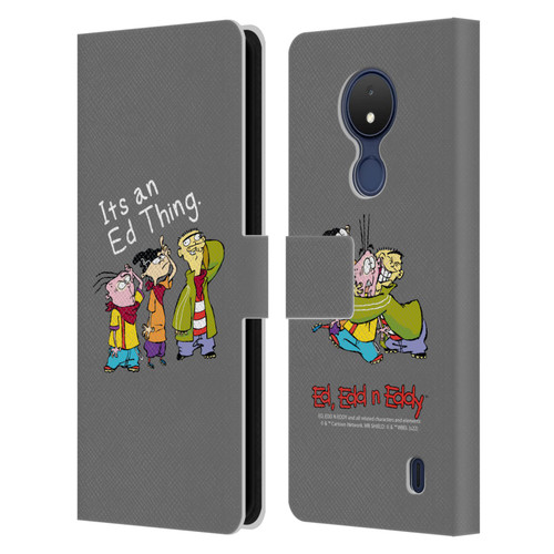 Ed, Edd, n Eddy Graphics It's An Ed Thing Leather Book Wallet Case Cover For Nokia C21