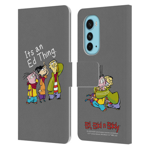 Ed, Edd, n Eddy Graphics It's An Ed Thing Leather Book Wallet Case Cover For Motorola Edge (2022)
