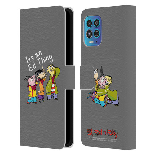 Ed, Edd, n Eddy Graphics It's An Ed Thing Leather Book Wallet Case Cover For Motorola Moto G100