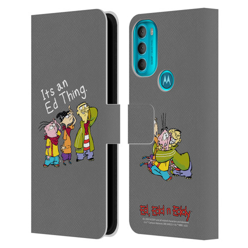 Ed, Edd, n Eddy Graphics It's An Ed Thing Leather Book Wallet Case Cover For Motorola Moto G71 5G