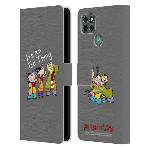 Ed, Edd, n Eddy Graphics It's An Ed Thing Leather Book Wallet Case Cover For Motorola Moto G9 Power