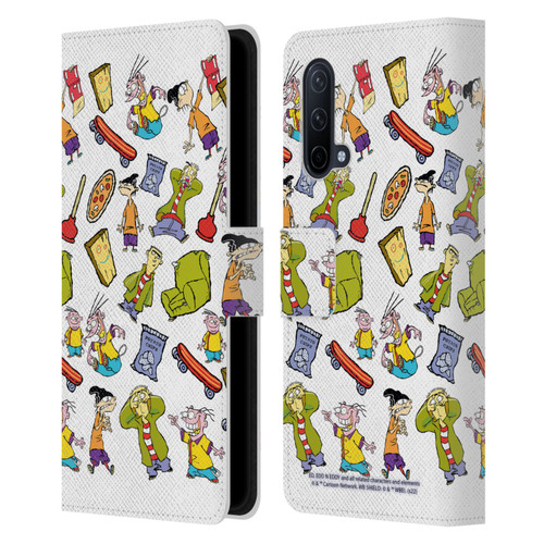 Ed, Edd, n Eddy Graphics Icons Leather Book Wallet Case Cover For OnePlus Nord CE 5G