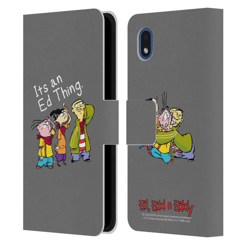 Ed, Edd, n Eddy Graphics It's An Ed Thing Leather Book Wallet Case Cover For Samsung Galaxy A01 Core (2020)