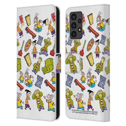 Ed, Edd, n Eddy Graphics Icons Leather Book Wallet Case Cover For Samsung Galaxy A13 (2022)