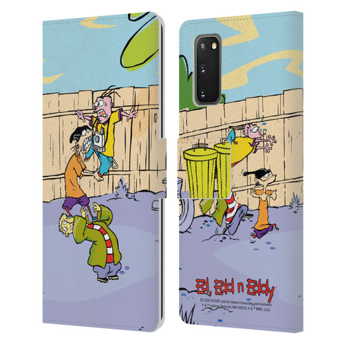 Ed, Edd, n Eddy Graphics Characters Leather Book Wallet Case Cover For Samsung Galaxy S20 / S20 5G