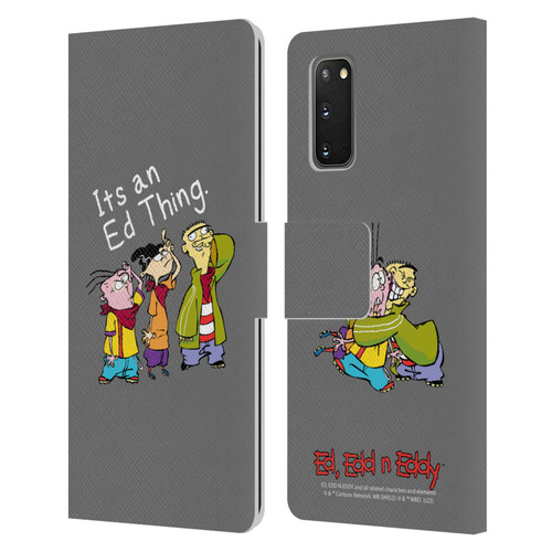 Ed, Edd, n Eddy Graphics It's An Ed Thing Leather Book Wallet Case Cover For Samsung Galaxy S20 / S20 5G