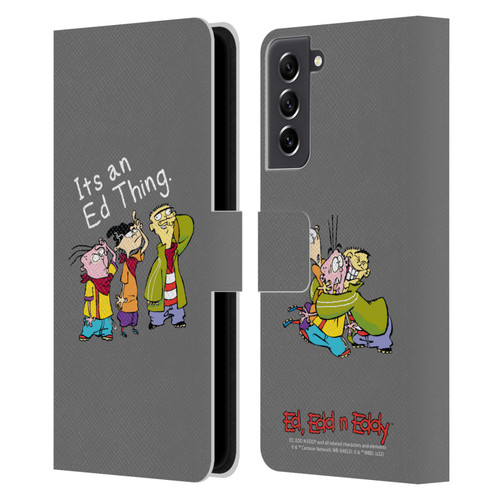 Ed, Edd, n Eddy Graphics It's An Ed Thing Leather Book Wallet Case Cover For Samsung Galaxy S21 FE 5G