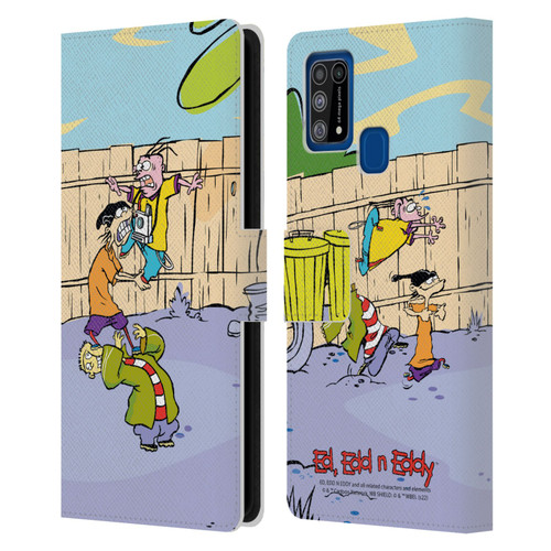 Ed, Edd, n Eddy Graphics Characters Leather Book Wallet Case Cover For Samsung Galaxy M31 (2020)