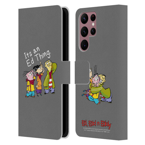 Ed, Edd, n Eddy Graphics It's An Ed Thing Leather Book Wallet Case Cover For Samsung Galaxy S22 Ultra 5G