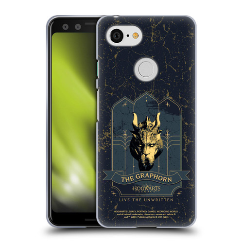 Hogwarts Legacy Graphics The Graphorn Soft Gel Case for Google Pixel 3