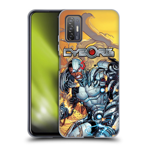 Cyborg DC Comics Fast Fashion Comic Soft Gel Case for HTC Desire 21 Pro 5G
