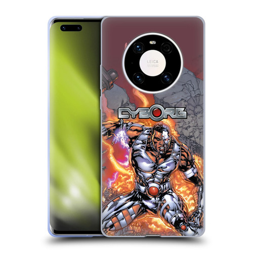 Cyborg DC Comics Fast Fashion Cover Soft Gel Case for Huawei Mate 40 Pro 5G