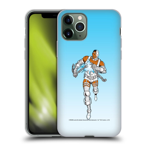 Cyborg DC Comics Fast Fashion Classic 2 Soft Gel Case for Apple iPhone 11 Pro